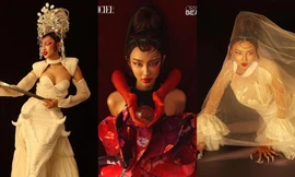 Hoa hậu Thùy Tiên gây ấn tượng mạnh trong bộ ảnh tái hiện nhân vật Hồ Nguyệt Cô hóa cáo