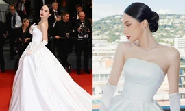 Màn ra mắt của Hương Giang trên thảm đỏ LHP Cannes 2022: Nổi bật nhưng đơn điệu!