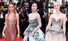 Thảm đỏ LHP Cannes 2023 ngày 1: Phạm Băng Băng chơi trội với thiết kế “điệu hổ ly sơn”