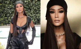 Hoa hậu H’Hen Niê mặc đồ cắt xẻ táo bạo, đẹp như miêu nữ tại họp báo Miss Universe Vietnam