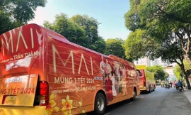 Sở Văn hóa lên tiếng về pano quảng cáo phim Tết của Trấn Thành phạm luật