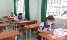 Phòng thi lớp 10 có 'một không hai' tại TPHCM 