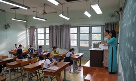 1 'chọi' 12 tranh suất vào lớp 6 trường THCS -THPT Trần Đại Nghĩa 