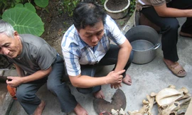 Thu giữ xương hổ và nhiều vật liệu dùng nấu cao