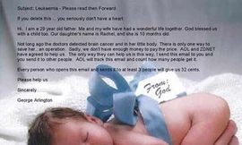 Gửi thư điện tử đóng góp từ thiện là... trò đùa