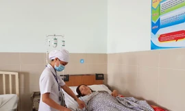 Nữ bệnh nhân đã qua nguy kịch sau khi được các bác sĩ BV quận 11 cứu chữa thành công- ảnh BV cung cấp