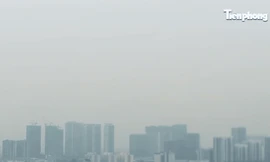 Bụi mịn bao phủ bầu trời TPHCM