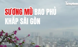 Sương mù bao phủ khắp TPHCM