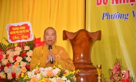 Công bố quyết định trụ trì chùa Đôn cho Thượng tọa Thích Quảng Truyền