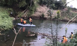 Tìm kiếm nạn nhân.