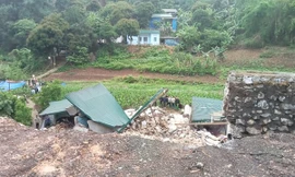 Hiện trường sự việc Ảnh: CB