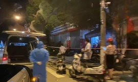 Phòng khám đa khoa số 2, Nguyễn Du ở thành phố Lạng Sơn được phong tỏa trong đêm 12/8 -Ảnh: TL