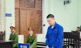 Bị cáo tại tòa .Ảnh: TM