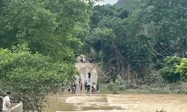 Hiện trường xảy ra sự việc. 