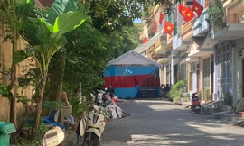 Gia đình tổ chức đám tang cho nạn nhân. Ảnh: Duy Chiến 