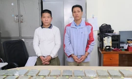 Hai kẻ cầm đầu nhóm buôn ma túy lớn ở Cao Bằng. Ảnh: CB