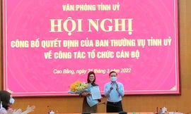 Tỉnh ủy Cao Bằng công bố quyết định về công tác cán bộ