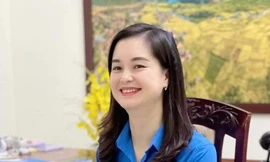 Tân Chủ tịch Hội LHTN Việt Nam tỉnh Lạng Sơn Đinh Thị Anh Thư -Ảnh: Duy Chiến 