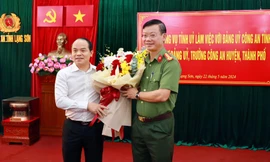 Ban Thường vụ Tỉnh ủy Lạng Sơn làm việc với Đảng ủy Công an tỉnh