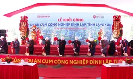 Các dự án công nghiệp được triển khai xây dựng trên địa bàn tỉnh Lạng Sơn. 