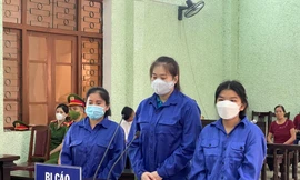 Ba đối tượng bàn bạc, tổ chức bán trẻ sơ sinh sang Trung Quốc ra tòa lĩnh án -Ảnh: CB