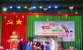 Sôi nổi Liên hoan an toàn giao thông. Ảnh: Duy Chiến 