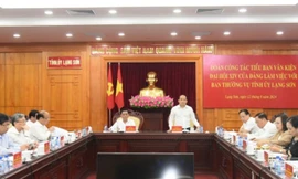 Chủ nhiệm Ủy ban Kiểm tra Trung ương làm việc tại tỉnh Lạng Sơn