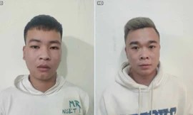 Hai đối tượng Đức và Luân. Ảnh: Duy Chiến 