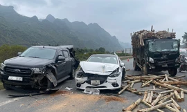 Hiện trường vụ việc .Ảnh: Duy Chiến 