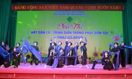 Nhiều tiết mục xuất sắc, ấn tượng .Ảnh: Thủy Tiên 