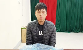 Đối tượng Nông Văn Tuấn .Ảnh: N.M