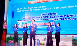 Hưởng ứng áp dụng chuyển đổi số trong đoàn viên thanh niên. Ảnh: Duy Chiến 
