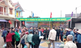 Chương trình " Khuyến nông phiên chợ" tổ chức thường xuyên ở Lạng Sơn. 