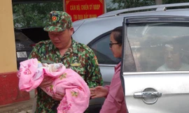 Biên phòng Cao Bằng giải cứu trẻ sơ sinh suýt bị bán sang Trung Quốc -Ảnh: TL