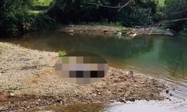 Hiện trường sự việc học sinh đuối nước. Ảnh: CB