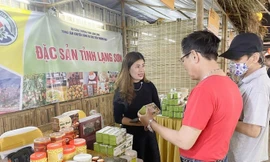 Trà thảo dược của HTX Vy Lụa (huyện Chi Lăng, lạng Sơn) được người tiêu dùng ưa thích. 