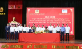 Ký kết hợp tác đảm bảo an ninh tuyến cao tốc Lạng Sơn- Cao Bằng. 