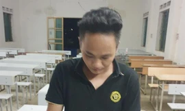 Nguyễn Văn Thắng bị phát hiện và bắt giữ tại khu cách ly ở Cao Bằng -Ảnh: CB