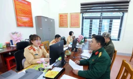 Cấp đổi giấy phép lái xe trên địa bàn tỉnh Lạng Sơn. Ảnh: A.K