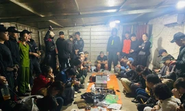 Hiện trường vụ việc. 