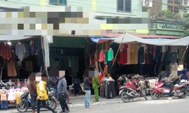 Công an Lạng Sơn điều tra nguyên nhân vụ việc .Ảnh: Duy Chiến 