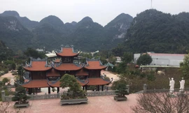 Chùa Tân Thanh (huyện Văn Lãng) được công nhận là điểm du lịch tỉnh Lạng Sơn -Ảnh: Duy Chiến 
