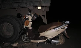 Hiện trường tai nạn -Ảnh: Duy Chiến 