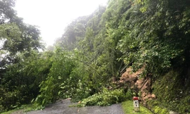 Mưa to gây sạt lở làm 1 người chết ở Cao Bằng