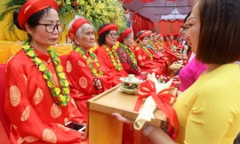 Đại lễ chúc thọ ở Lạng Sơn. Ảnh: Duy Chiến 