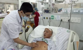 Bệnh nhân N.V.P. khi đã dần hồi phục