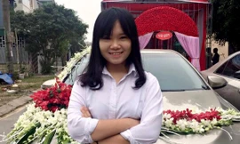 Học sinh Lê Phương Anh. Ảnh: Facebook 