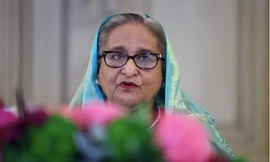 Bà Sheikh Hasina chạy sang Ấn Độ sau 15 năm làm thủ tướng Bangladesh. (Ảnh: Reuters)