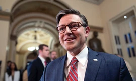 Chủ tịch Hạ viện Mỹ Mike Johnson. (Ảnh: AP)