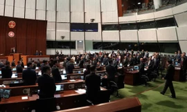Cơ quan lập pháp Hong Kong vừa thông qua luật an ninh mới. (Ảnh: Reuters)